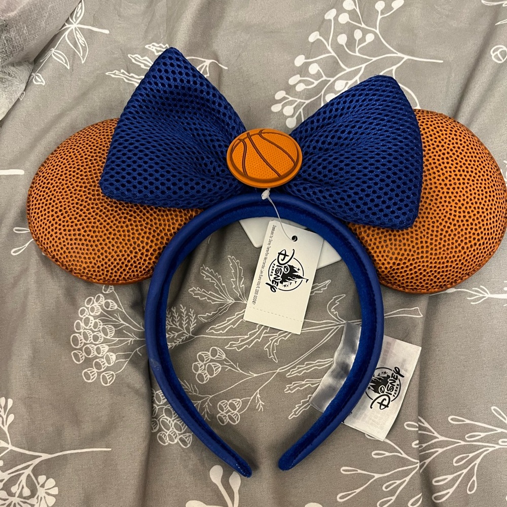 NWT-Disney Mickey Mouse Ears-Basketball Style for your favorite hooper!